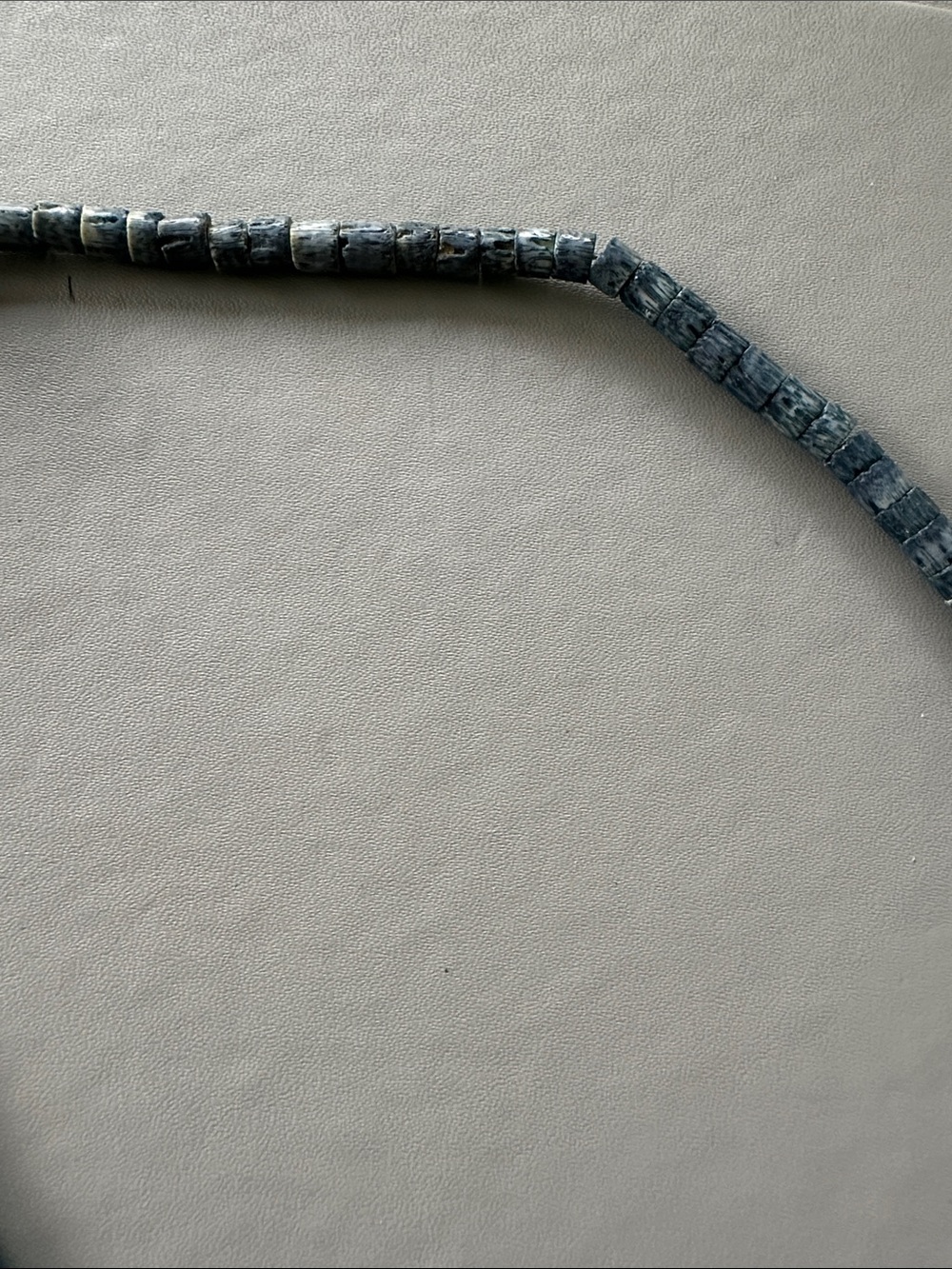 Blue Bead Coral Necklace - Picture 5 of 5